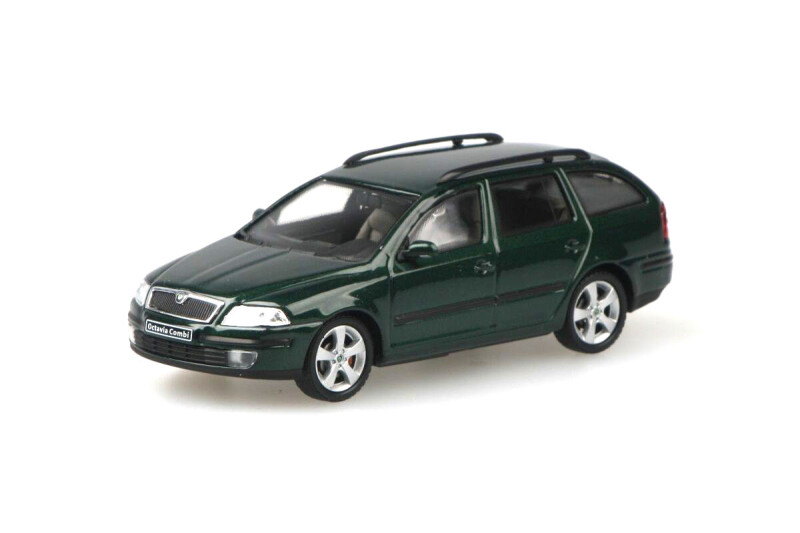 Abrex Škoda Octavia II Combi 1:43 Zelená Natur Metalíza